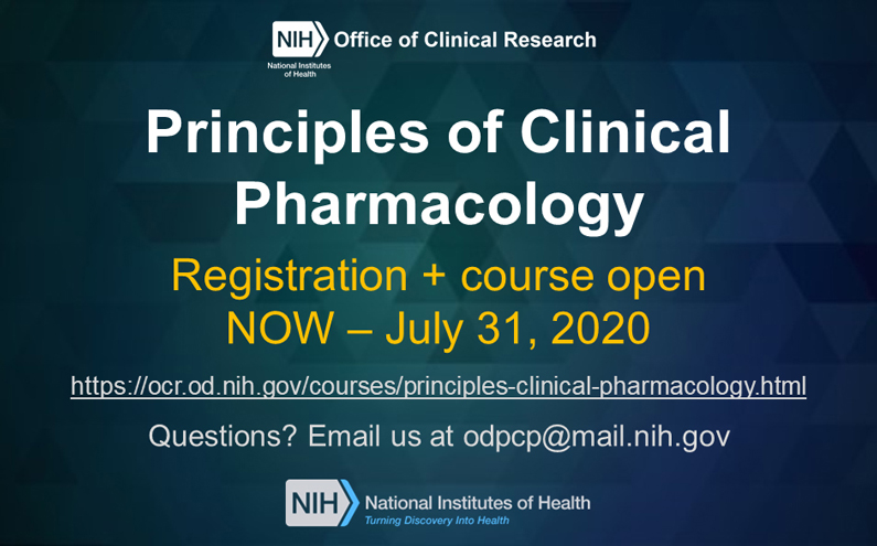 free clinical research training online nih