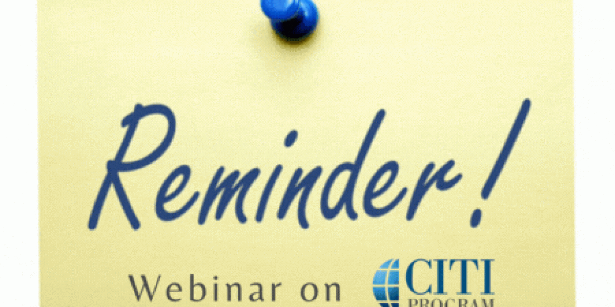 Reminder Webinar on CITI