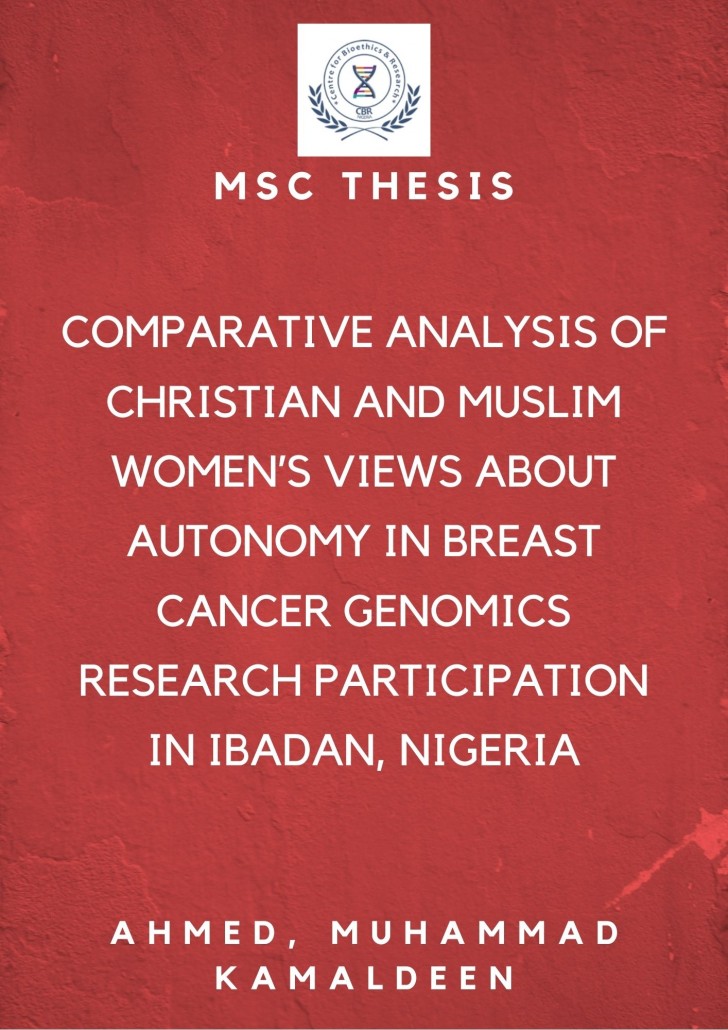 Comparative Analysis of Christian and Muslim Women’s Views About Autonomy in Breast Cancer Genomics Research Participation in Ibadan, Nigeria