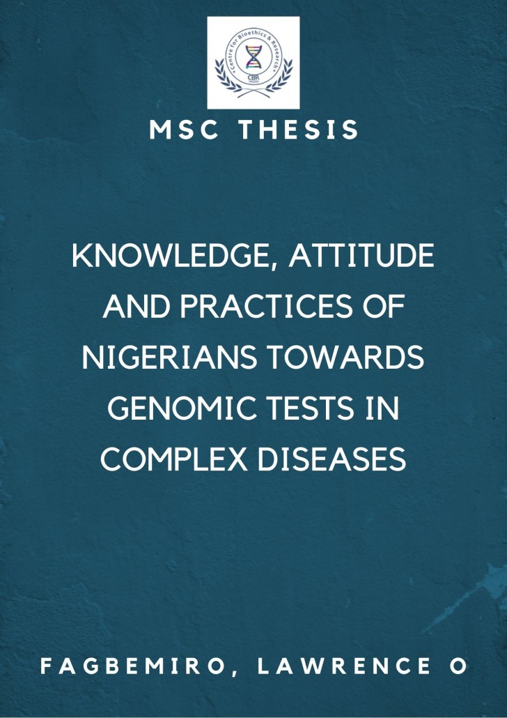 Knowledge, Attitude and Practices of Nigerians Towards Genomic Test for Complex Diseases