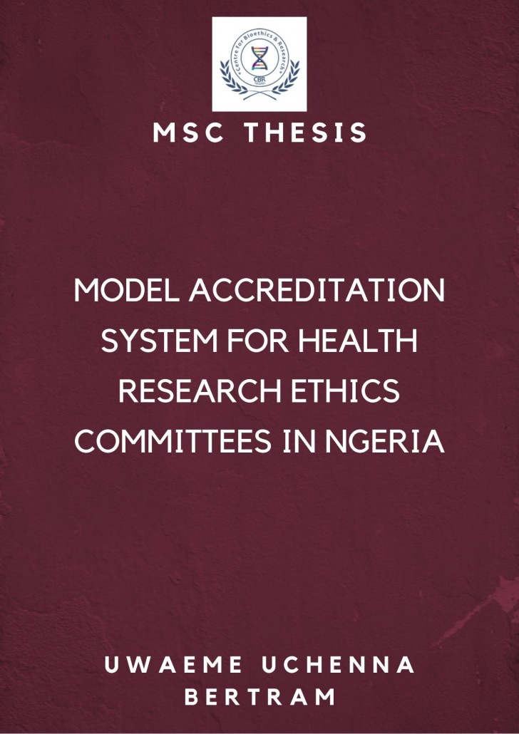 Model Accreditation System for Health Research Ethics Committees in Nigeria